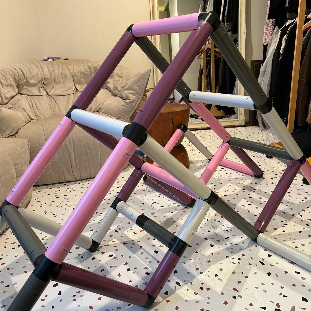 ボーネルンド クアドロ ホーム ピンク　滑り台 ジム