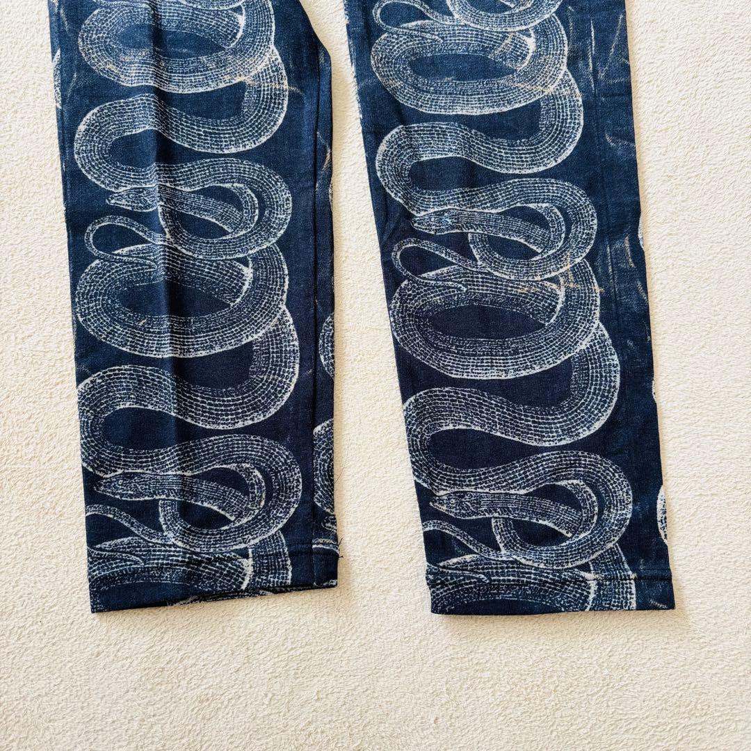 【新品】ヒステリックグラマー 転写スネーク スキニー レギンスパンツ ダメージ