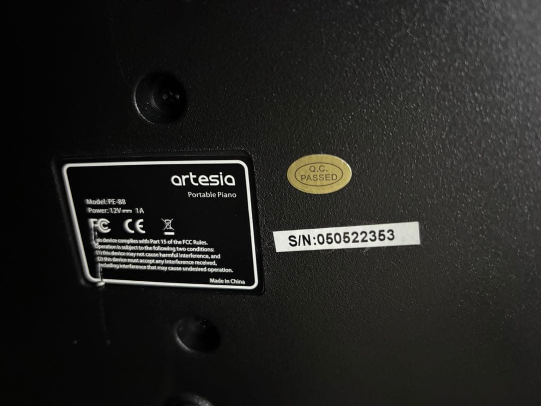 artesia 電子ピアノ 88鍵盤 値下げ価格日曜日まで