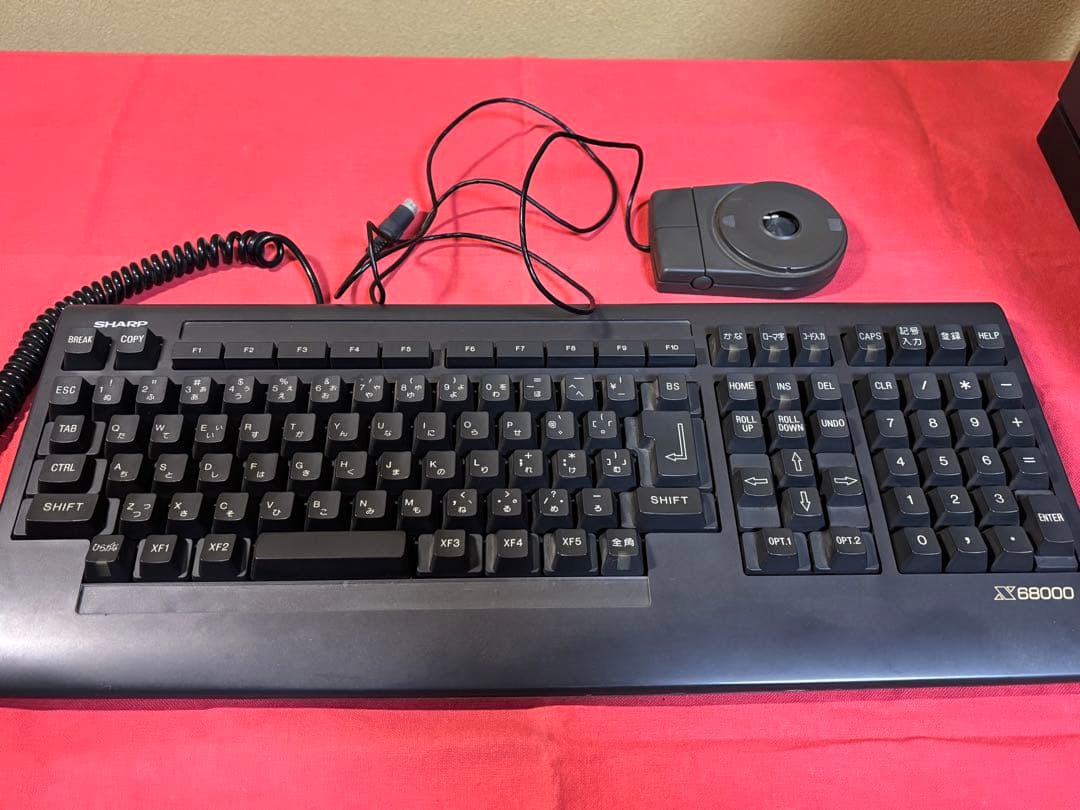 【ジャンク品】X68000 XVI (本体、キーボード、マウス)