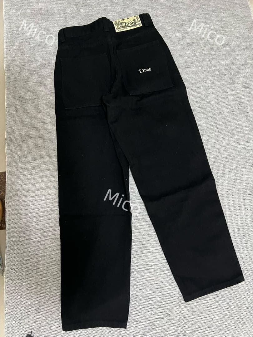 Dime ダイム ブラックバギージーンズ デニム パンツ S