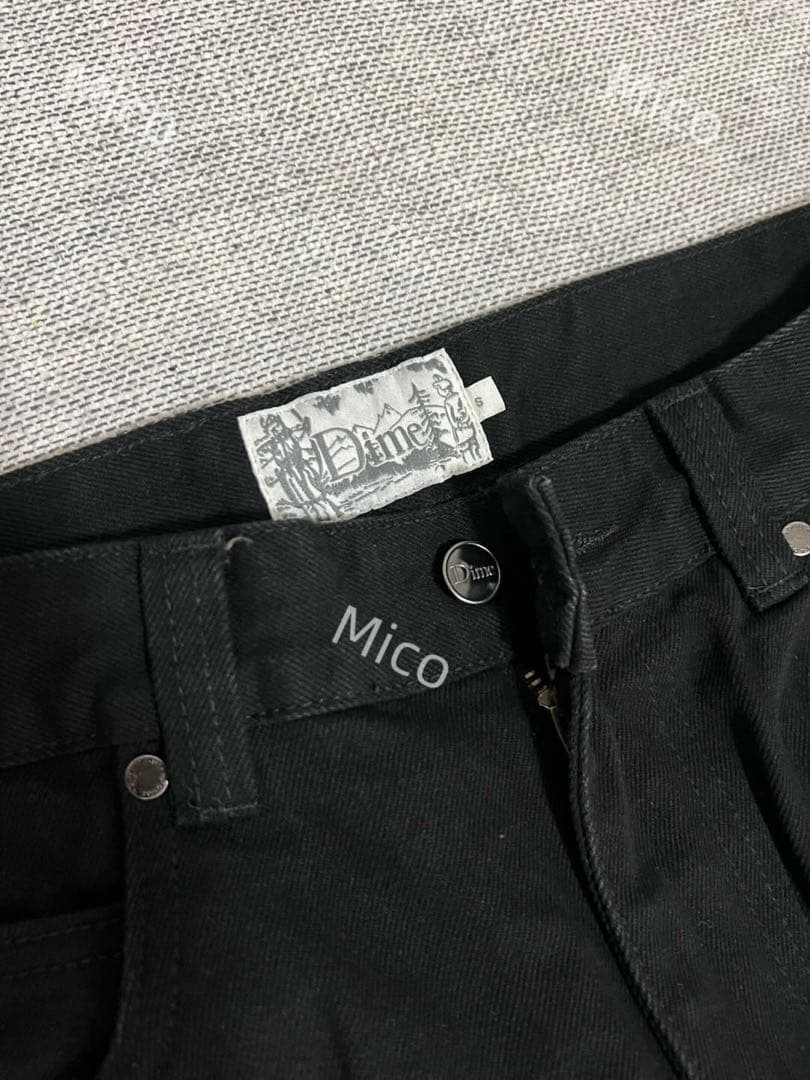 Dime ダイム ブラックバギージーンズ デニム パンツ S