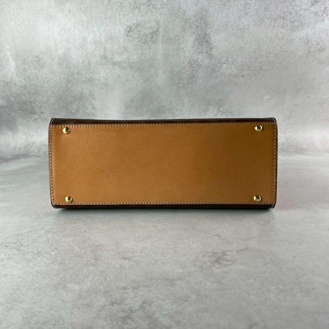 希少美品 CELINE セリーヌ マカダム ターンロック トートバッグ