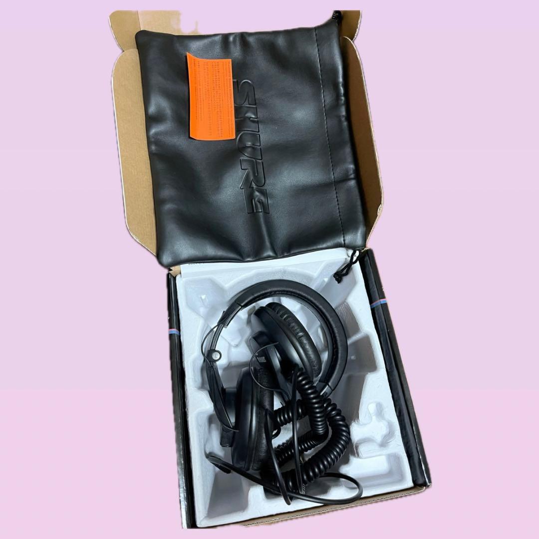 【美品】SHURE SRH440 ブラック ヘッドフォン　正規品