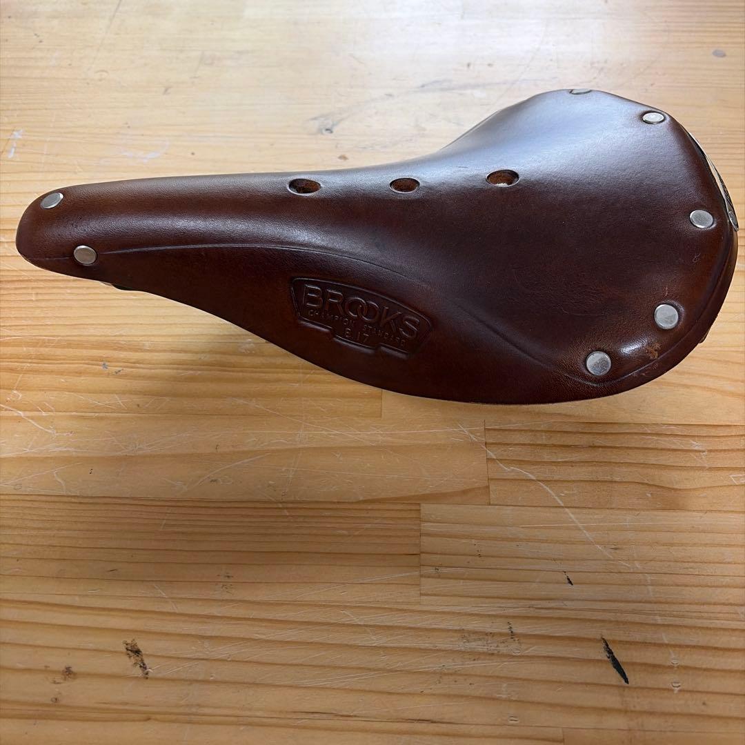 BROOKS ブラウンレザーサドル　美品