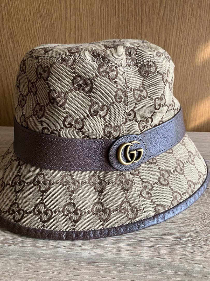 GUCCI GGモノグラム バケットハット