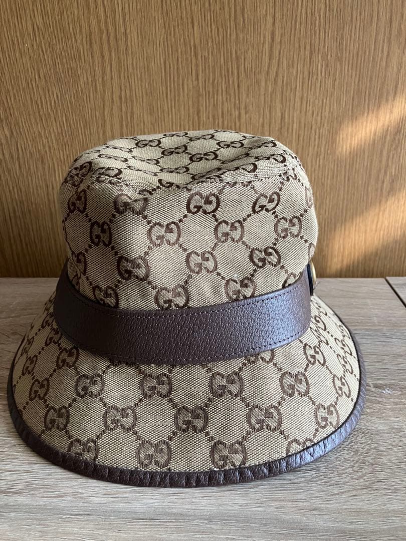 GUCCI GGモノグラム バケットハット