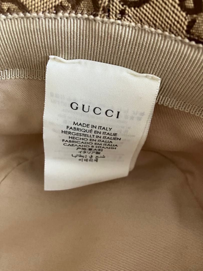 GUCCI GGモノグラム バケットハット