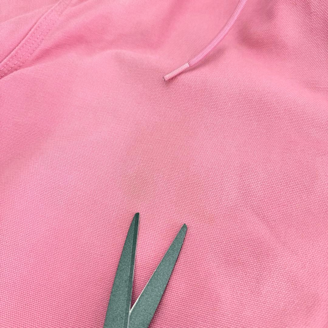 希少カラーCarhartt アクティブジャケット ピンクレディースL メンズSM