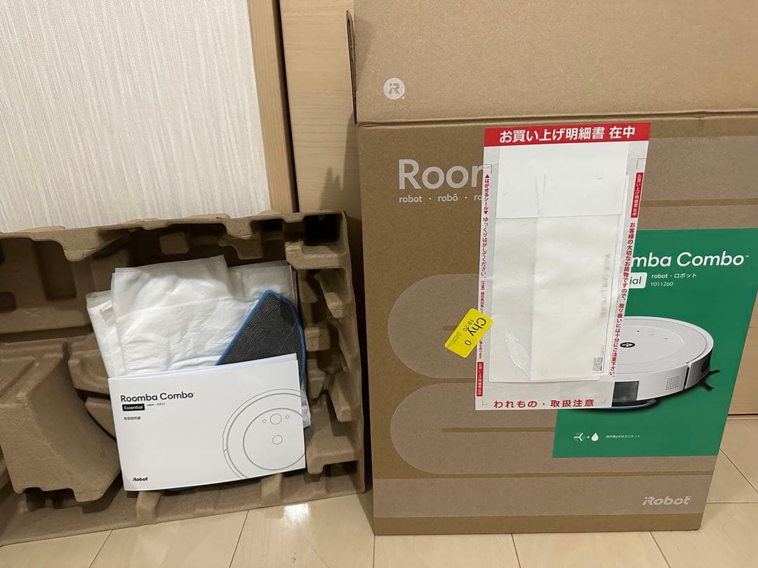試運転のみ　iRobot ルンバ コンボ Essential Y011260