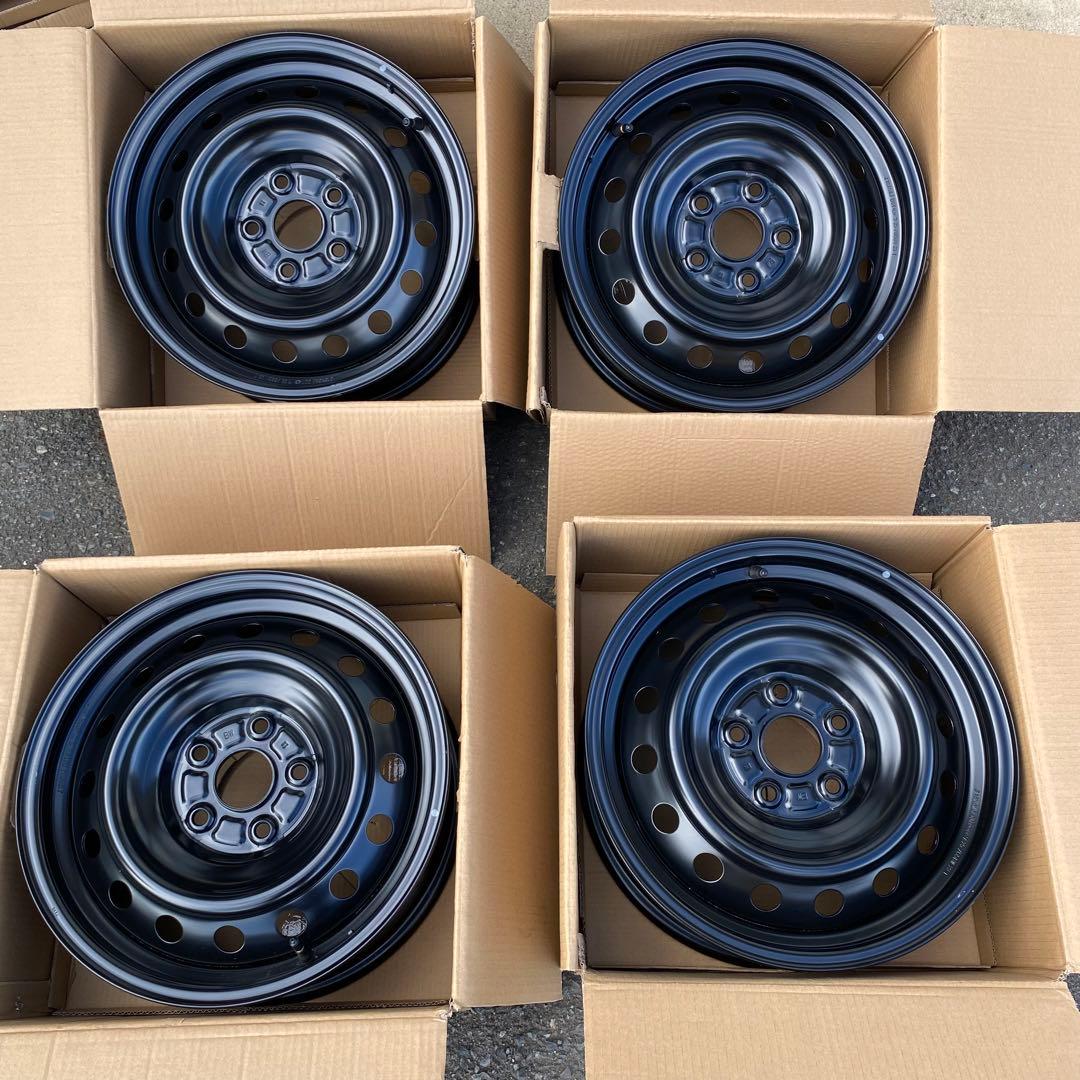 【北海道・本州のみ送料込】ヤリスクロス純正スチールホイール　４本16インチ 5穴