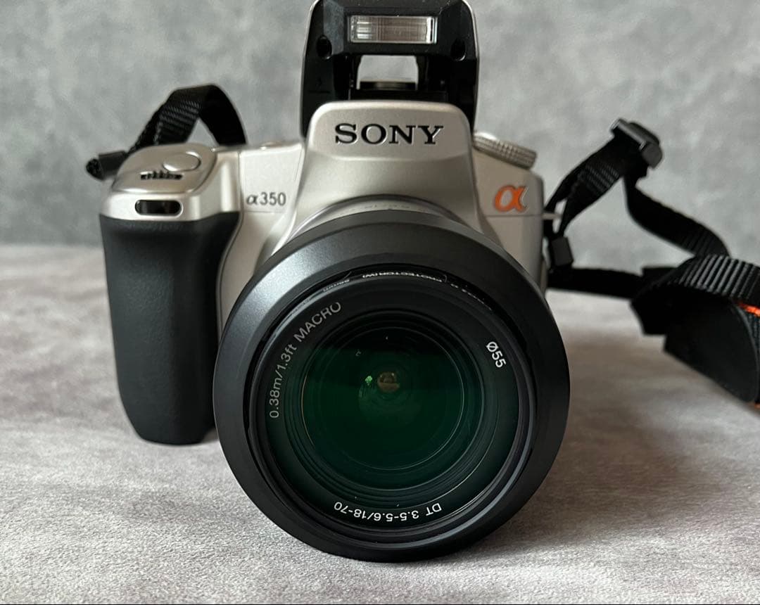 SONY α350 レンズキット CFカード16GB 電池2個 充電器 即使用可