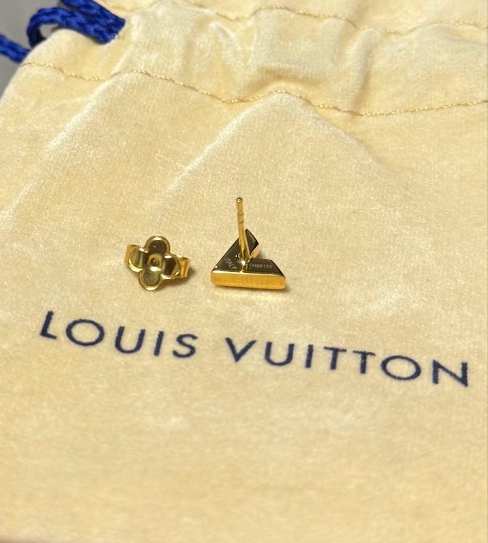 Louis Vuitton ゴールド ピアス(片耳用)