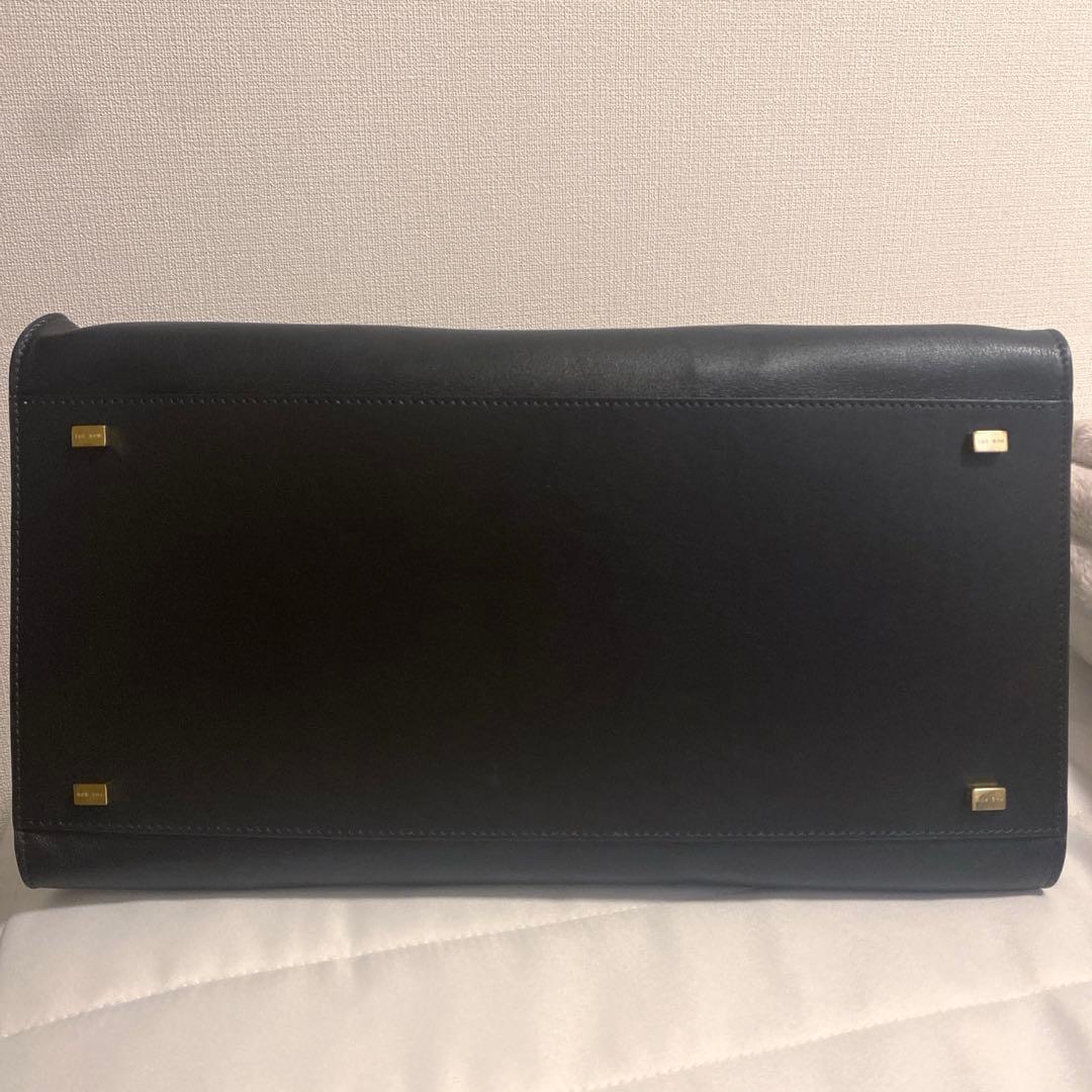 THE ROW マルゴー15 バッグ　サドルレザー　ブラック