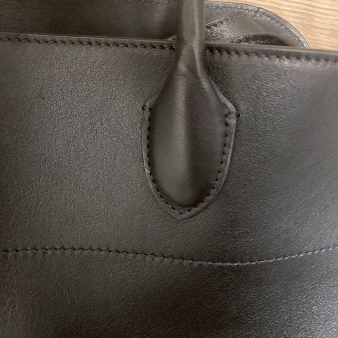 THE ROW マルゴー15 バッグ　サドルレザー　ブラック