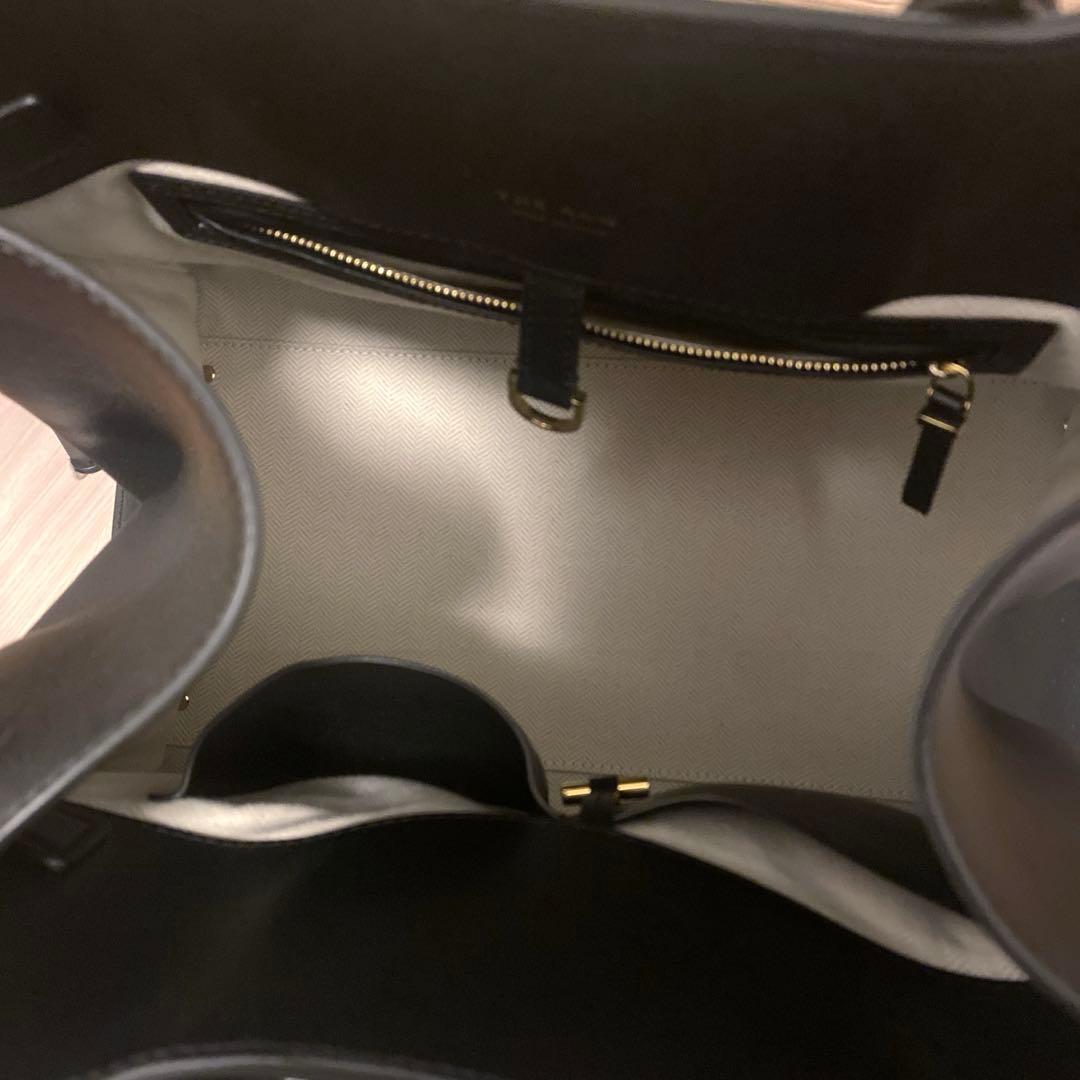 THE ROW マルゴー15 バッグ　サドルレザー　ブラック