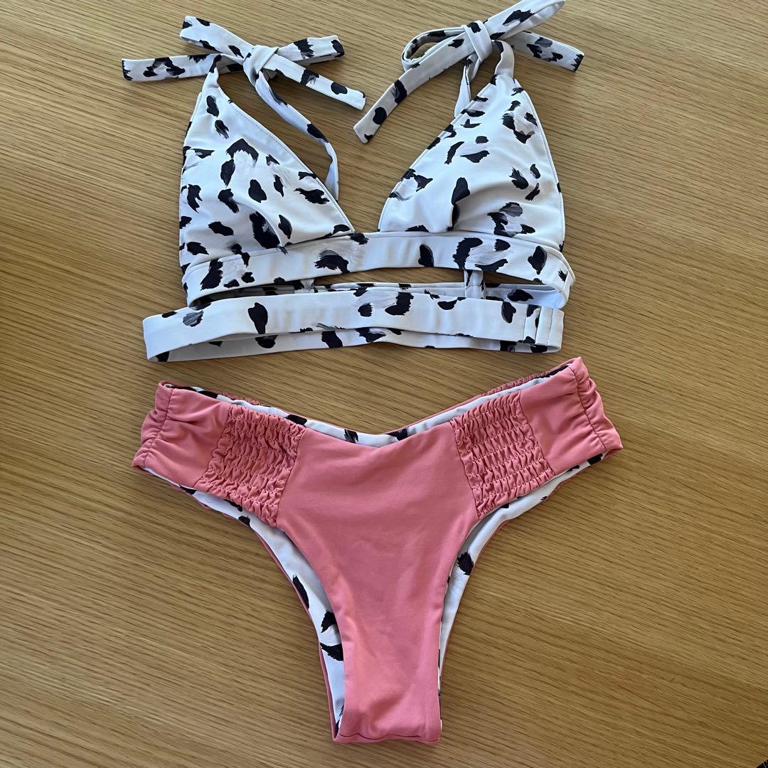 ALEXIA STAM レオパードビキニ　リバーシブル