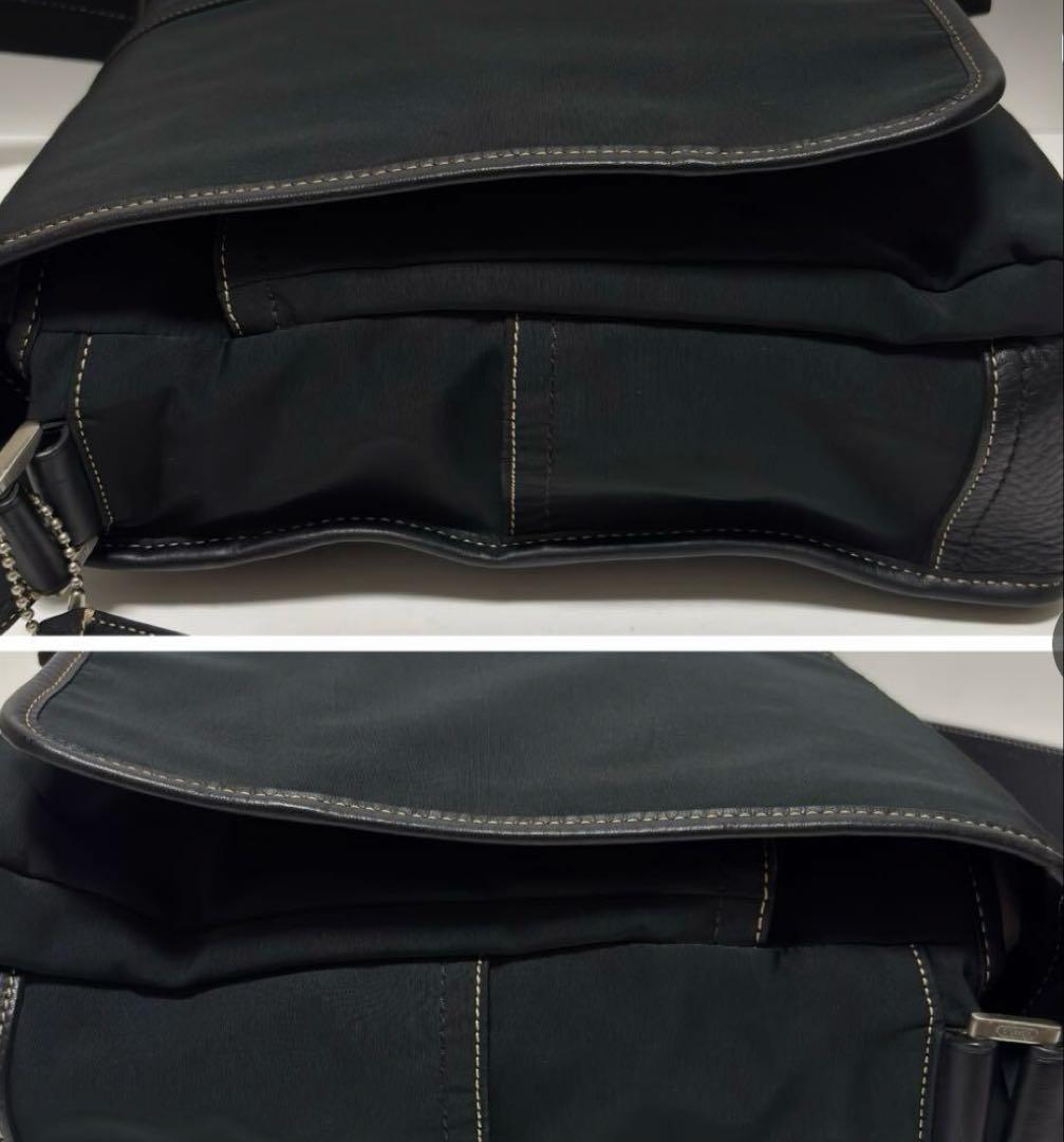 COACH メッセンジャーバッグ ブラック A4収納