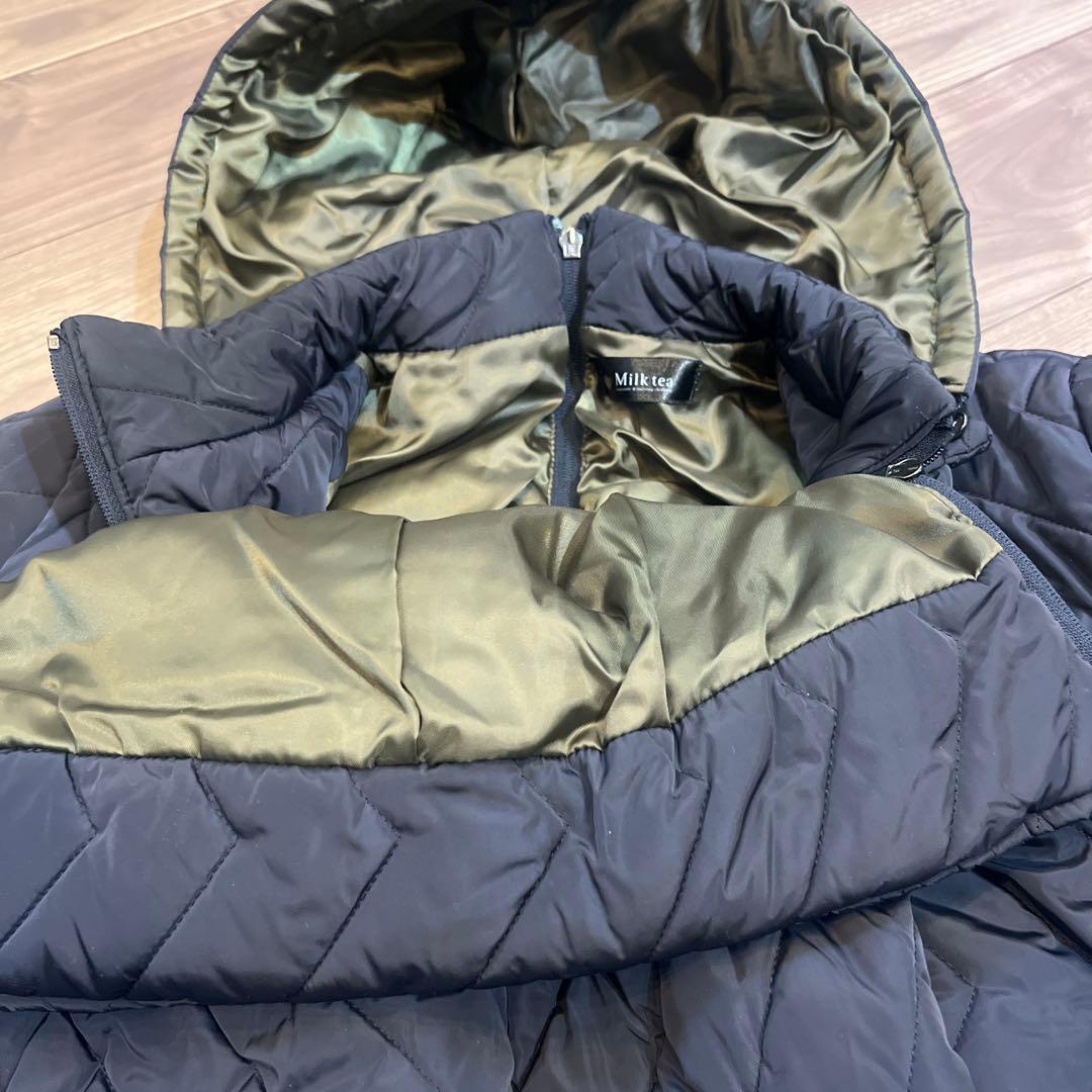 Milk teaママコート 4way おんぶ抱っこ　ダッカー付き