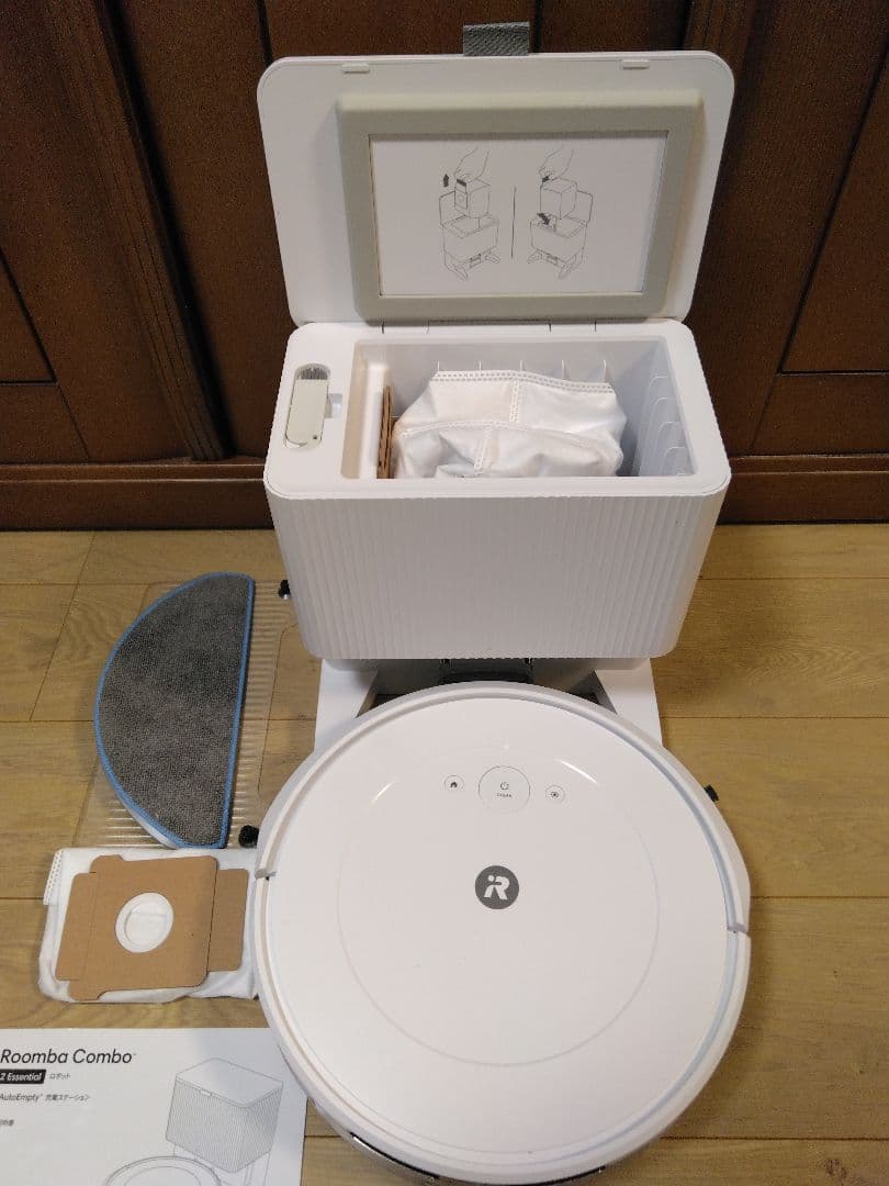 【使用20時間】Roomba Combo 2 Essential + 白色B1