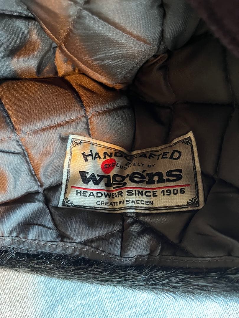 Wigens リアルファー ロシアンハット　アザラシ　スウェーデン製