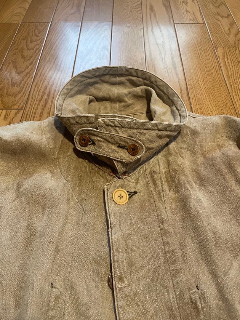n*e様 〜30s brown linen hunting coat