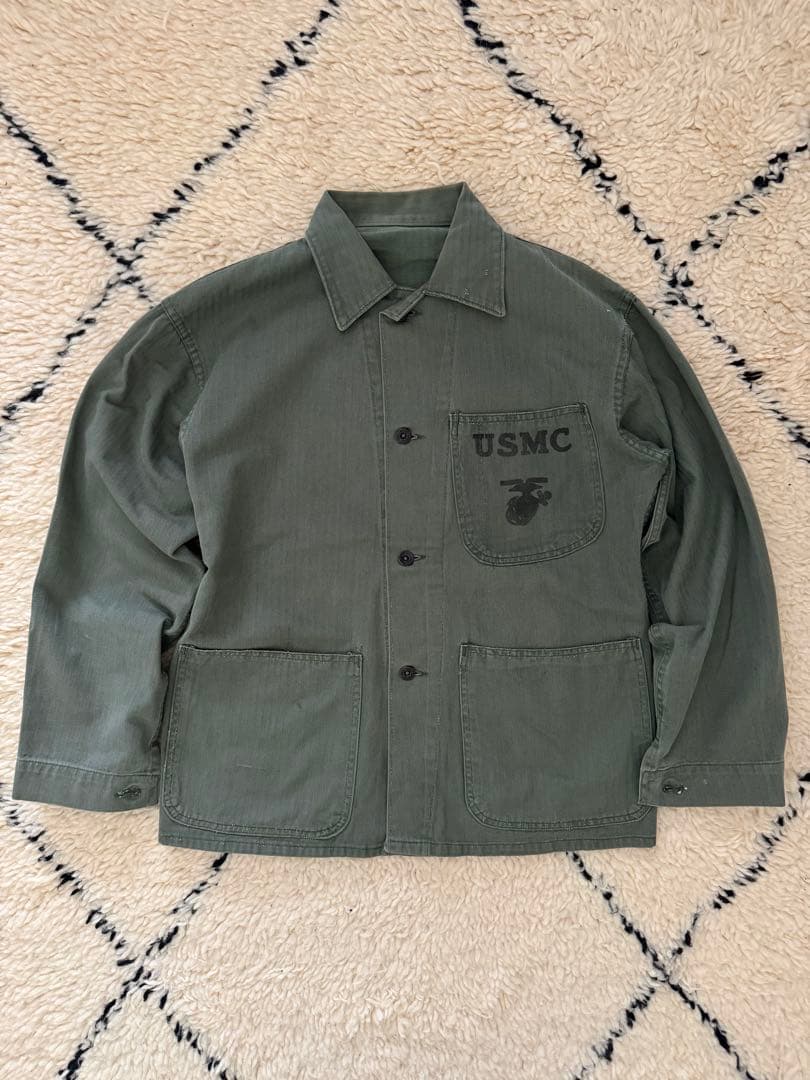 40s USMC P47 HBT ヘリンボーンツイル ユーティリティ