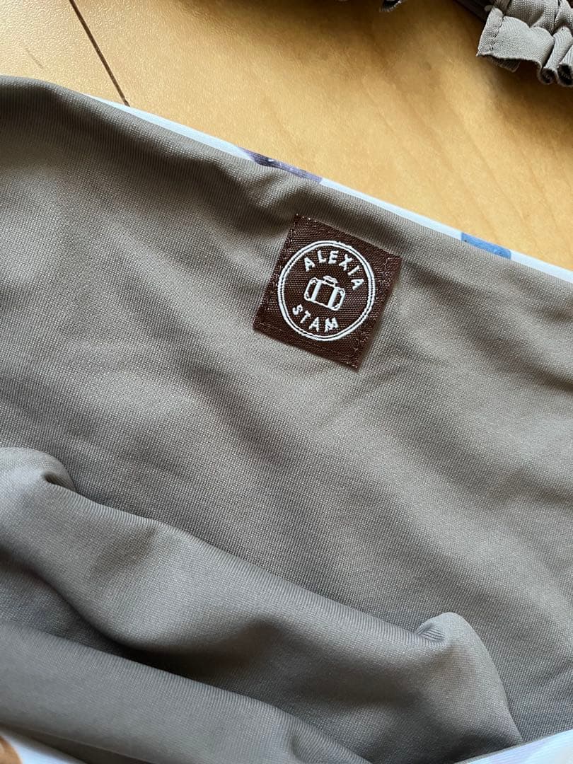 ALEXA STAM セパレート水着 ブラウン・ホワイト