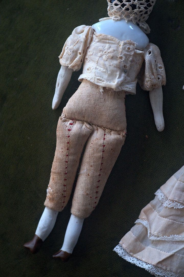 ネ*ネ様 アンティーク チャイナヘッドドール ビスクドール ミニチュア