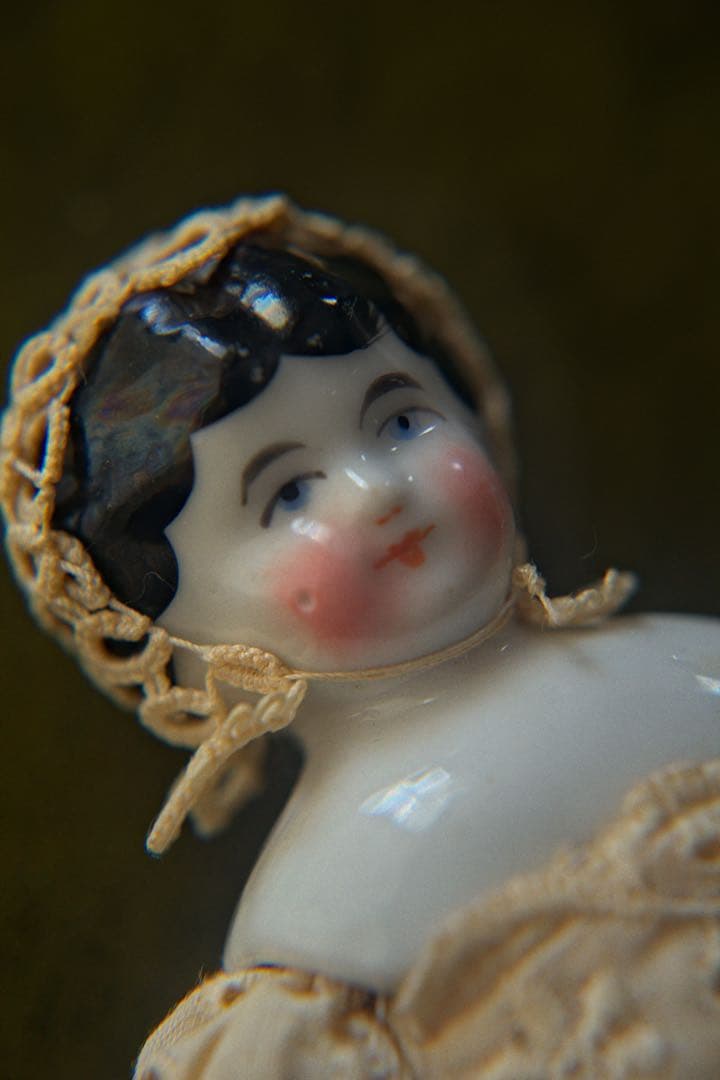 ネ*ネ様 アンティーク チャイナヘッドドール ビスクドール ミニチュア