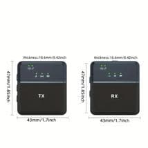 2IN1セットワイヤレスピンマイクレシーバー付プロフェッショナルハイレゾ対応