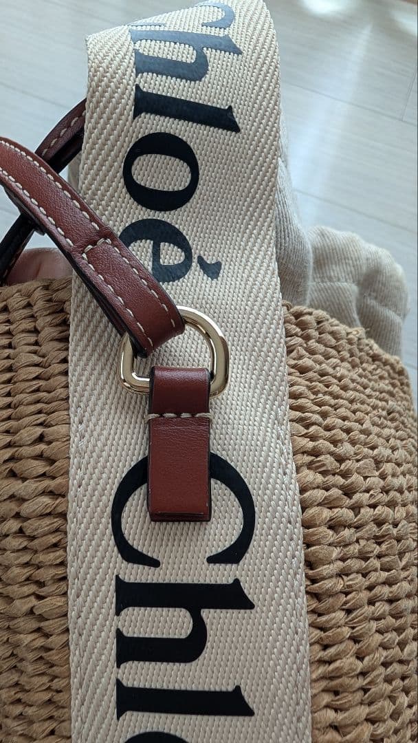 Chloé バケツ型かごバッグ