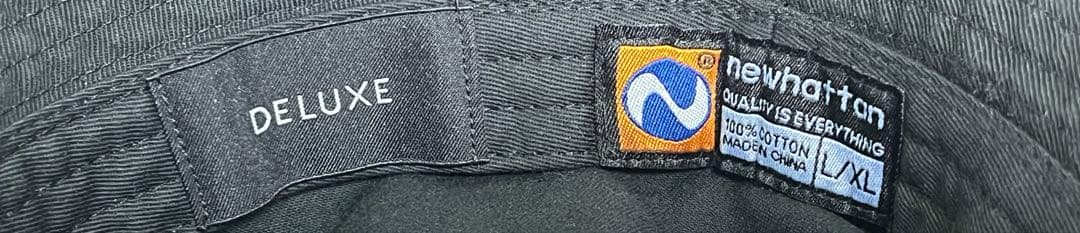 DELUXE ブラック バケットハット