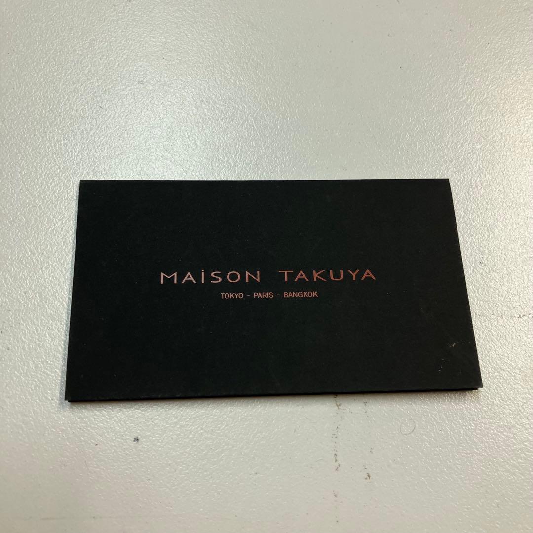 K*N様 MAISON TAKUYA メゾンタクヤ 名刺入れ　グレー　未使用