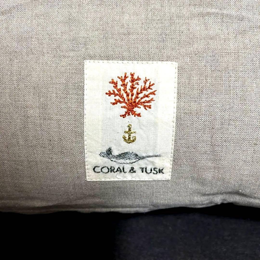 ♡美品Coral＆Tuskクッションカバー＆クッションセット