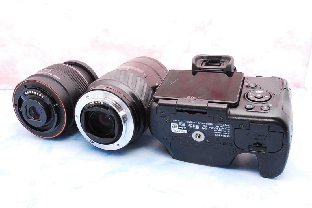 高速連写＆高画質★ソニー α65★一眼レフカメラ★超望遠レンズ付Wレンズ