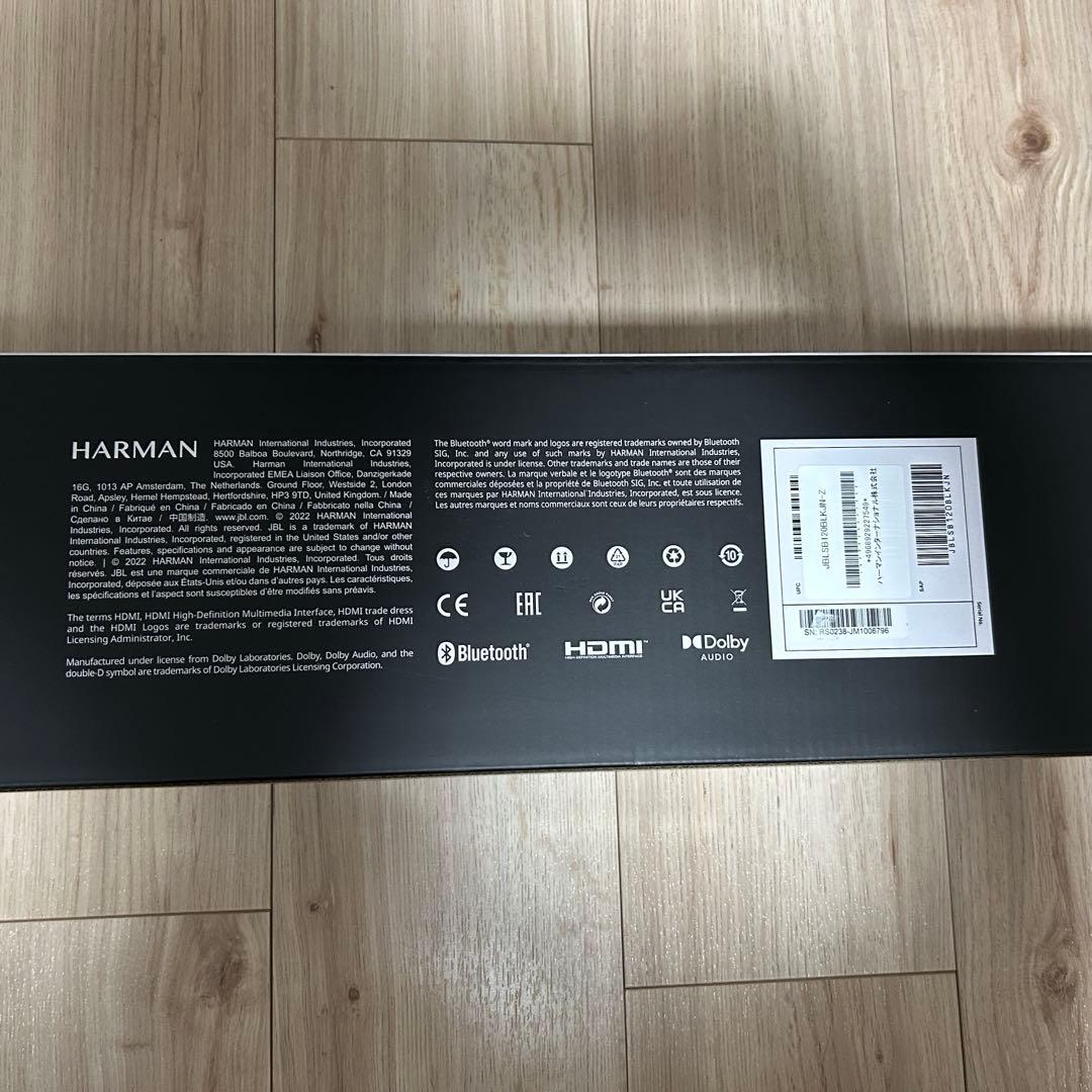 JBL サウンドバー 黒 JBL SB120BLKJN