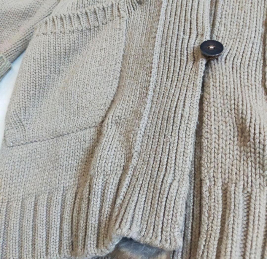 S.Max Mara フード付き　ロングカーディガン Lサイズ　カシミヤ