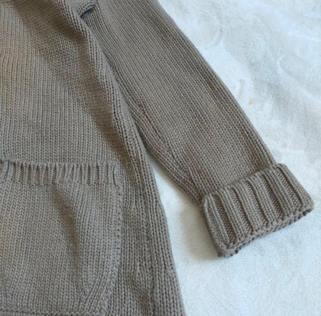 S.Max Mara フード付き　ロングカーディガン Lサイズ　カシミヤ