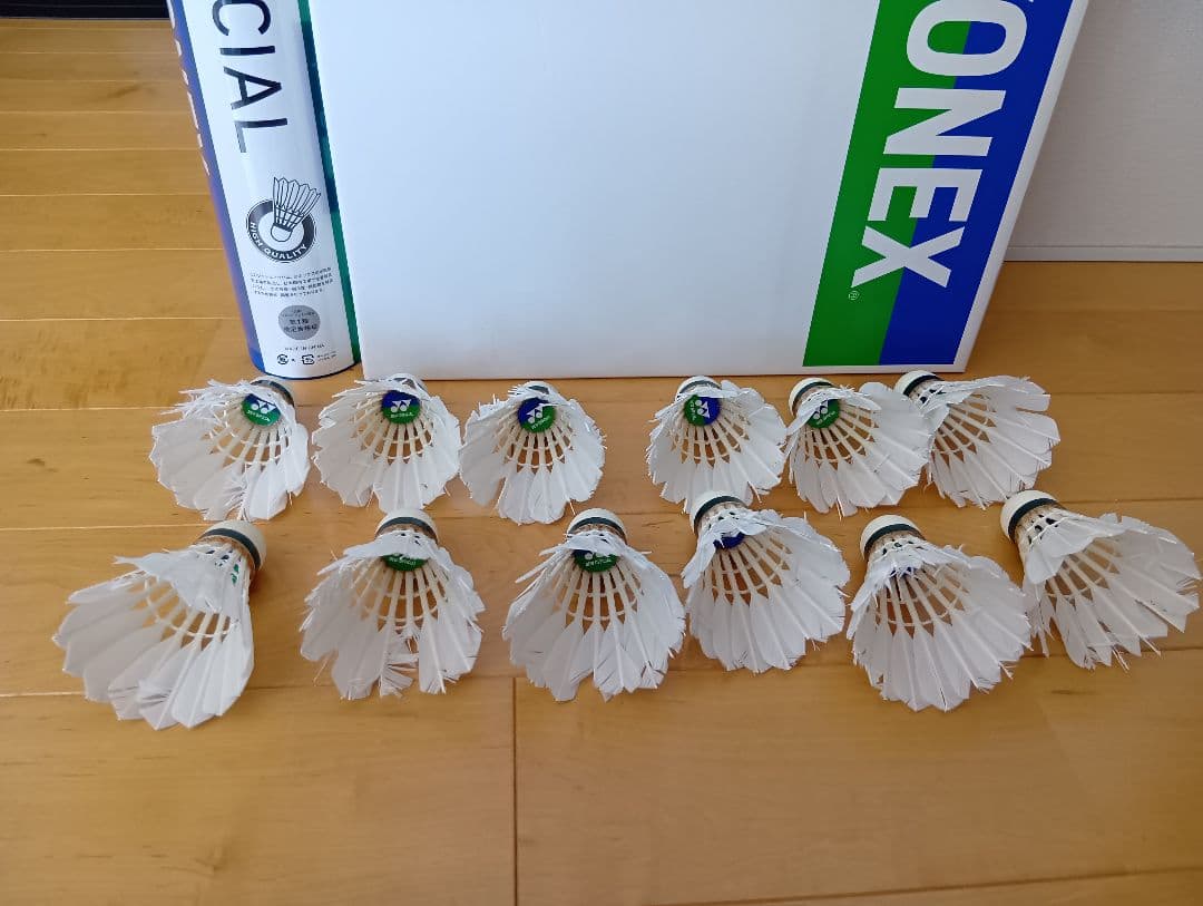 中古　ヨネックス　ニューオフィシャル　バドミントンシャトル　10ダース