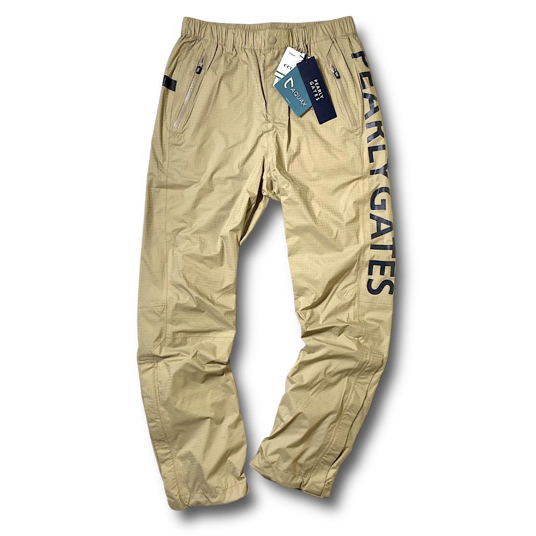 1 パーリーゲイツ AQUAX 撥水 防水 ビッグロゴ レインパンツ 040