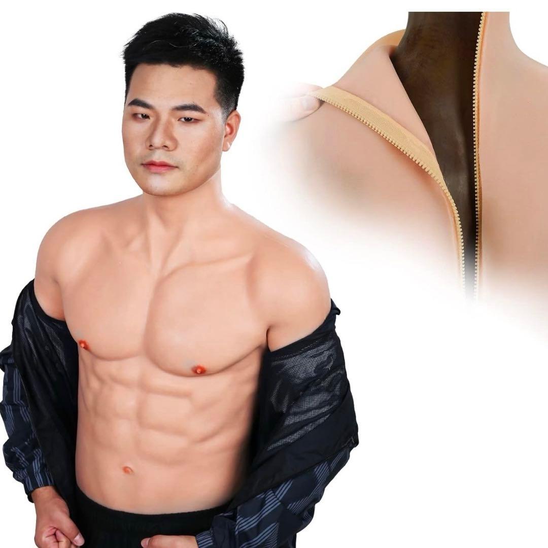 筋肉スーツ　ファスナー付き　コスプレ