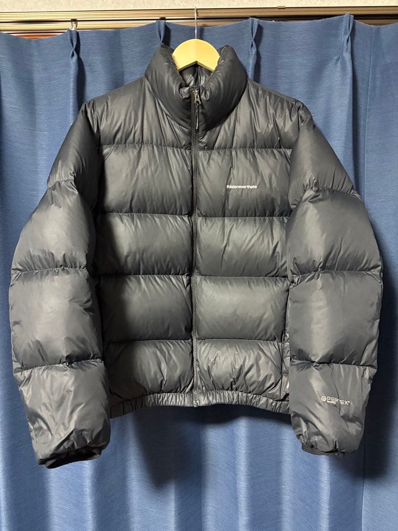 thisisneverthat ブラック ダウンジャケット　M 最安値‼️