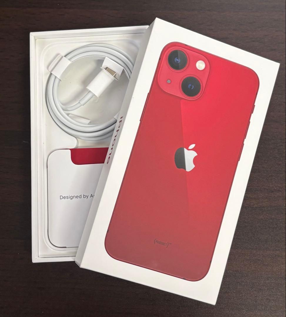 iPhone13mini 128GB 赤　超美品　箱など付属品付き