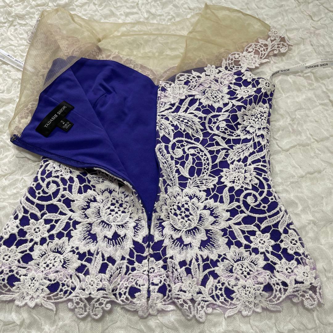 タダシショウジ ♡ツーピース レースが美しいドレス