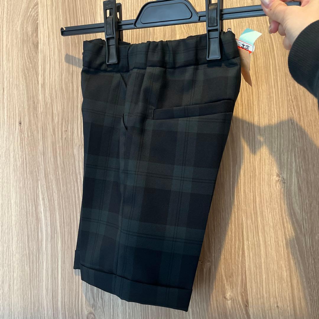 グリーンレーベルリラクシング　キッズ ブラックウォッチスーツ　110