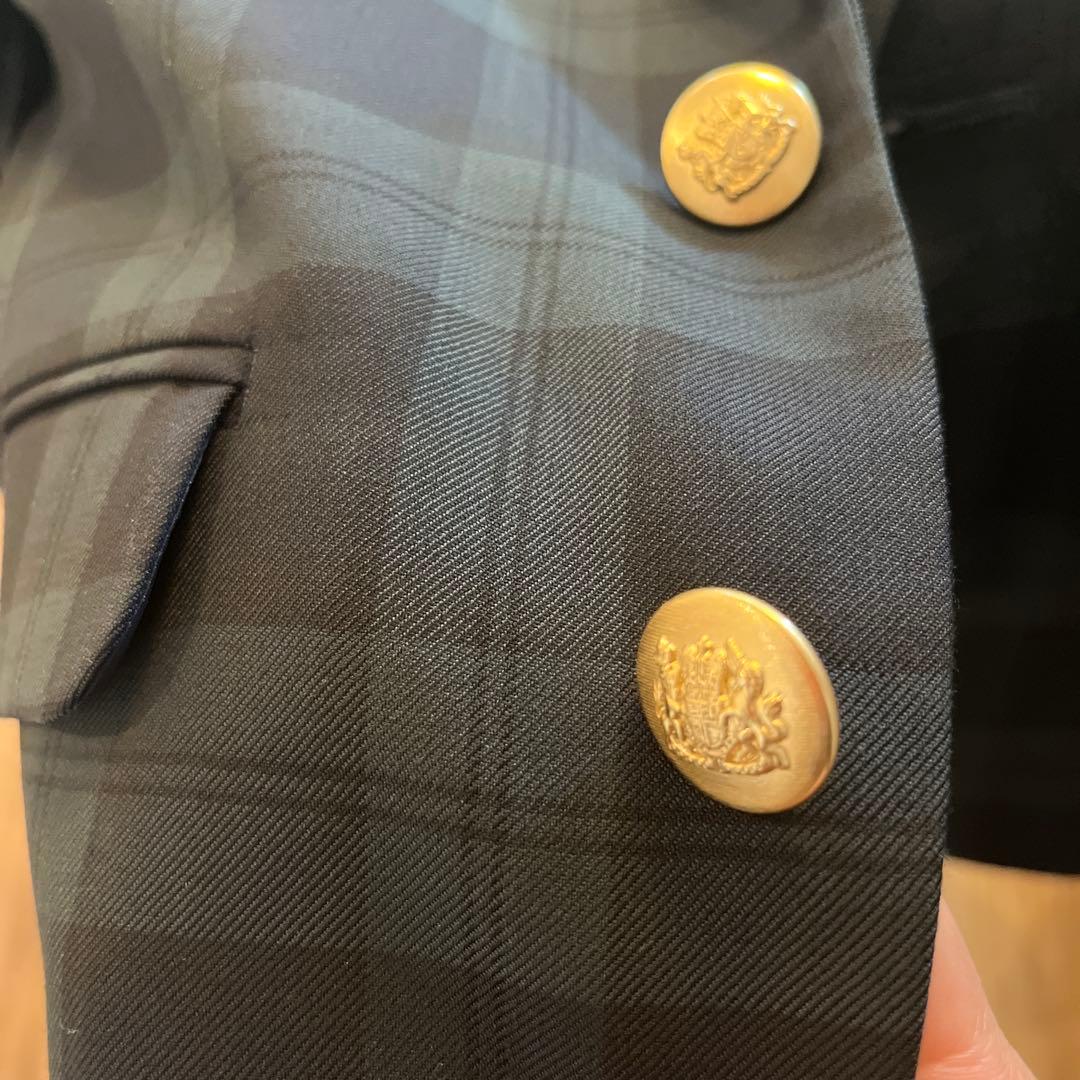 グリーンレーベルリラクシング　キッズ ブラックウォッチスーツ　110