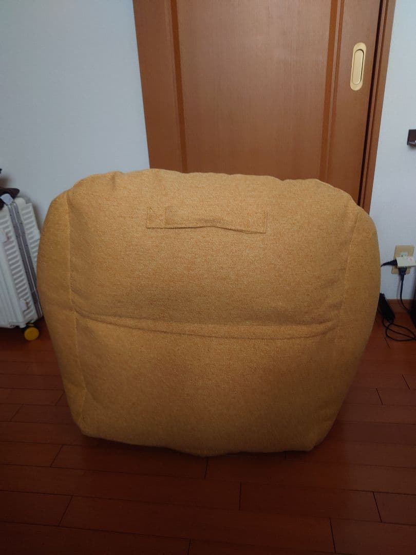 無印良品　空気でできたソファ　イエロー　美品