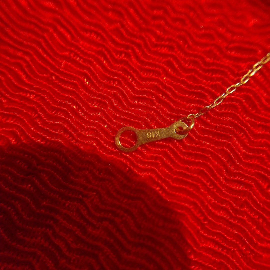 K18 ネックレス ペンダントトップ付き