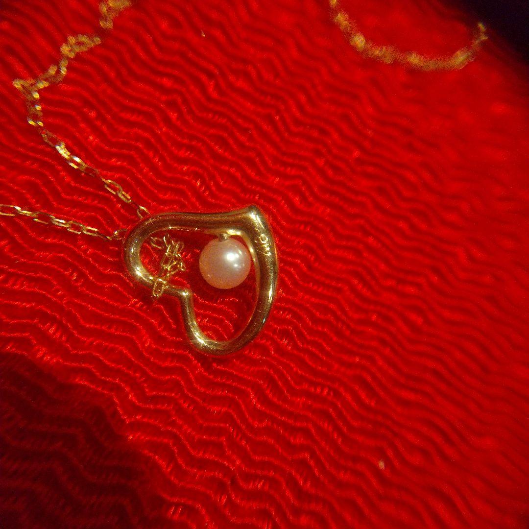 K18 ネックレス ペンダントトップ付き